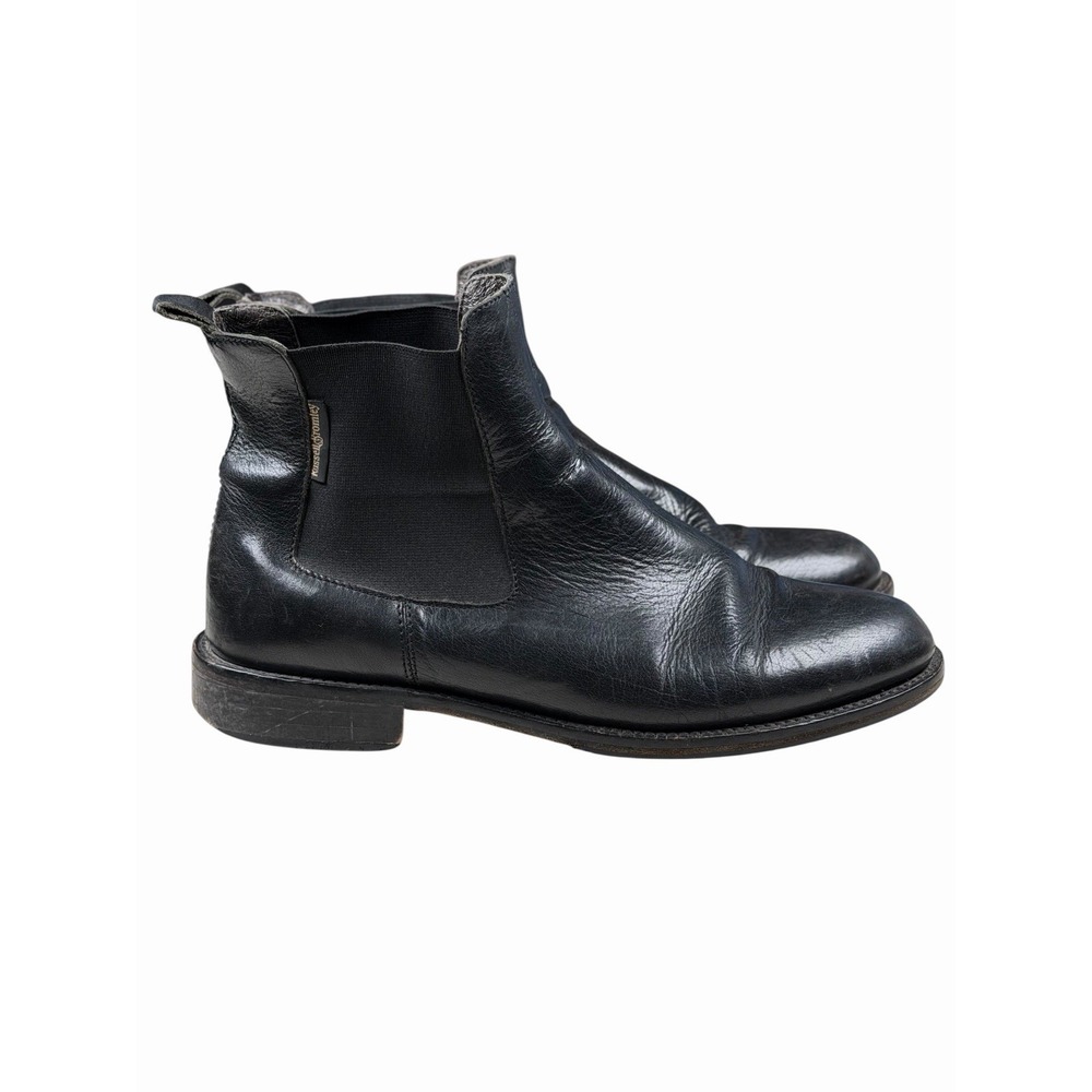 Russell and Bromley Women's Black Leather Chelsea Pull On Boots EU 38 / US 7.5